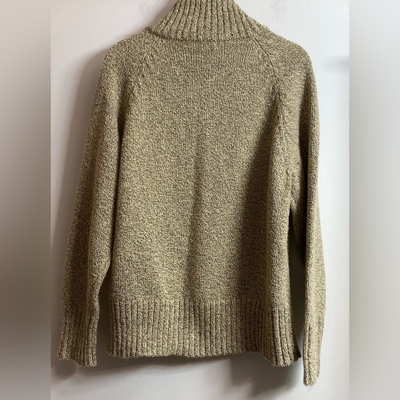 Carolyn Taylor Women's XL Beige Cardigan Full Zip Up Sweater Long Sleeve - Picture 2 of 8